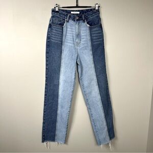 PACSUN 90's boyfriend two tone wide leg jeans Sz 26